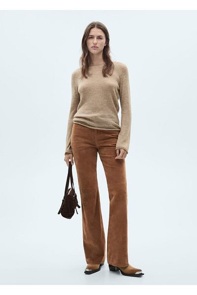 MANGO Woman Round neck knitwear sweater