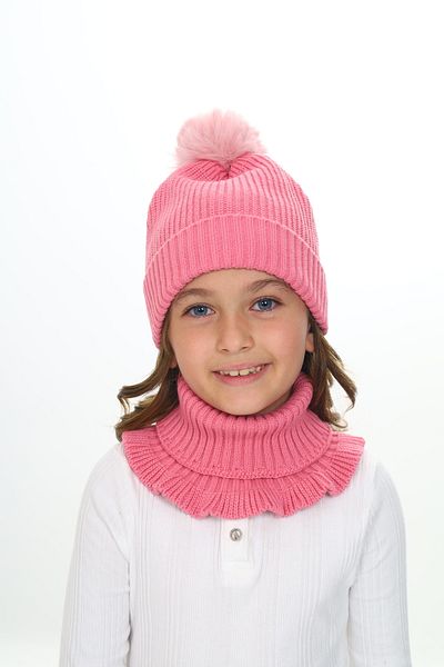 Sevimli Girl's Beret Neck Collar Set 4-10 Years