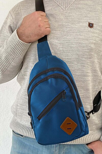 Bagorama Athens Unisex Bodybag Çapraz Askılı Göğüs Ve Sırt Çantası - Mavi