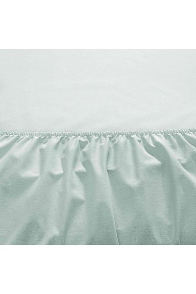 Taç Set paturi elastice din bumbac Ranforce - 120x200 cm, Albastru