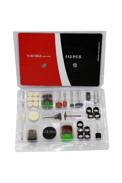 Pazarcan 112 Piece Grinding and Polishing Brush Set (5389)