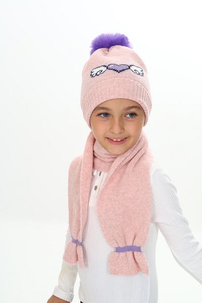 Sevimli Girl's Beret Scarf Set 4-10 Years