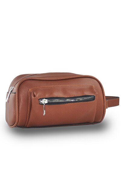 Bagorama Hand Erkek El Portföy Ve Traş Çantası - Taba
