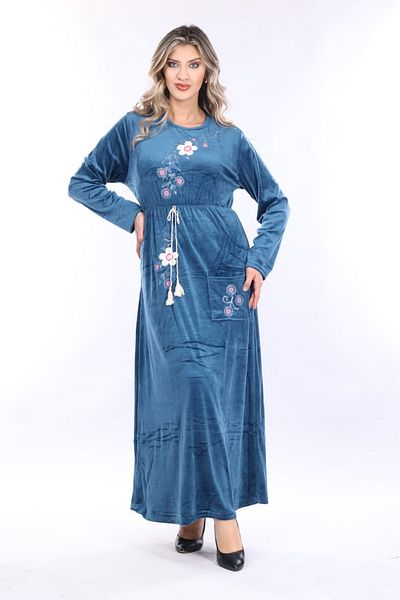 mervemoda ΓΥΝΑΙΚΕΙΟ ΜΑΚΡΙΜΑΝΙΚΟ ΒΕΛΟΥΔΙ ΦΟΡΕΜΑ