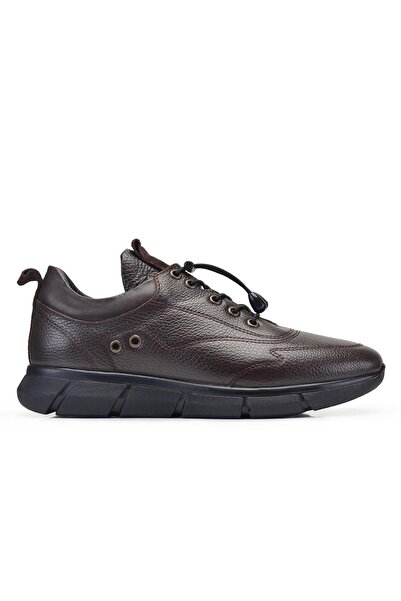 Nevzat Onay Kahverengi Bağcıklı Erkek Sneaker -42102-