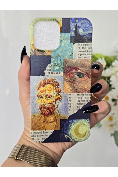 Magic Ring حافظة هاتف متوافقة مع هاتف آيفون 12 / 12 برو مطبوعة من فان جوخ