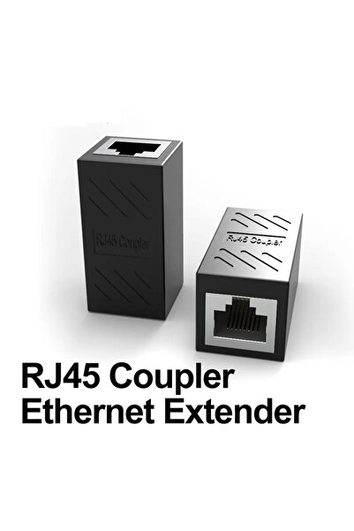 harry Yeni Rj45 Dişi Dişi Cat5e/cat6 Ethernet Lan Ağı Birleştirici Ara Aparatı Internet Kablosu Uzatıcısı