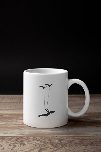Satranç Medya Bird Swing Printed Mug
