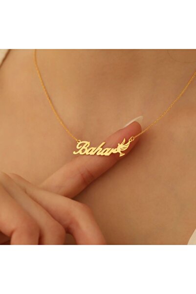 MARKET OF UNİVERSE Kadın 925 Ayar Gümüş İsimli Kolye