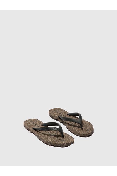Asportuguesas Beach Flip-Flops Base Black & Black Strap