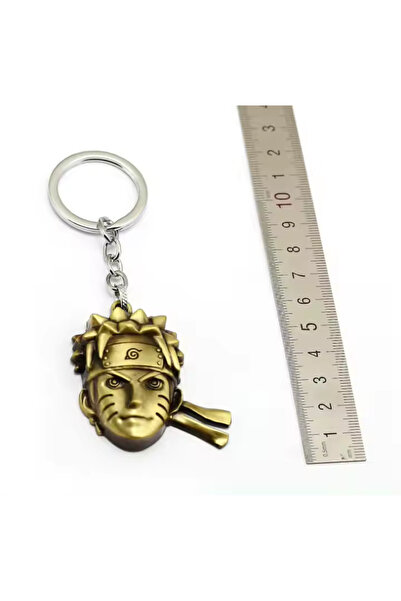 TOYFEST Naruto 3D Bust Figure Metal Keychain - 1 Copper Color + 1 Silver Color Pack of 2