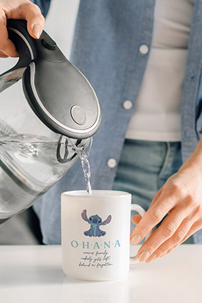 Satranç Medya كوب بغرزة مطبوع من Ohana - قيمة العائلة تحمي الجميع من كونها في...