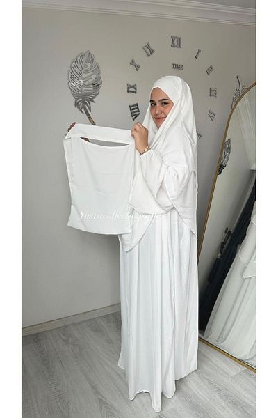yusracollectionn Αιγυπτιακό Medina Hijab Azalea Μεταξωτό Σετ
