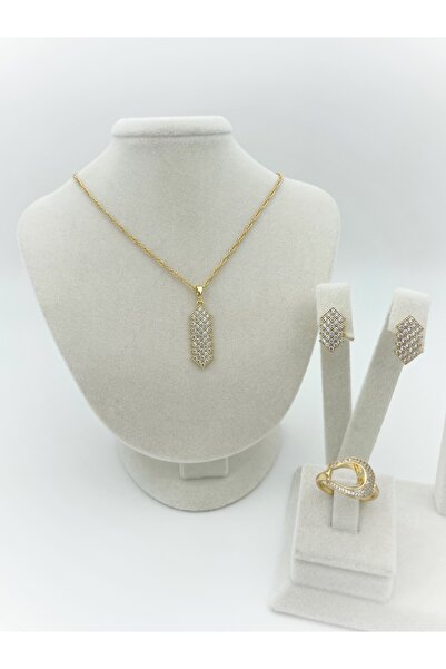 XUPING JEWELRY Stil Incisi /Xupıng Jewelry 14 Ayar Altın Kaplama, Zirkon Taşl...