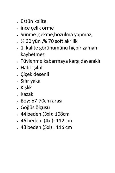 anne moda ankara Premium Quality , Wool Mixed, Sweater