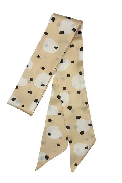 ICON SILK Панделка за коса от чиста коприна (на точки)