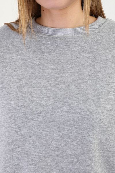 Pink Sky Oversize Crew Neck Sweetshirt