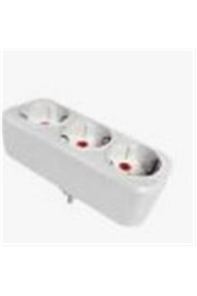 Almera 3-Piece Flat Type Grounded Plug - Socket (001 170 0)