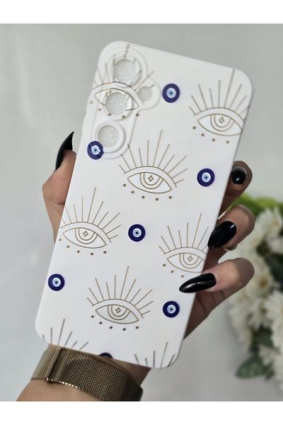 Magic Ring حافظة إطلاق مطبوعة مخملية داخلية متوافقة مع هاتف Samsung Galaxy A55