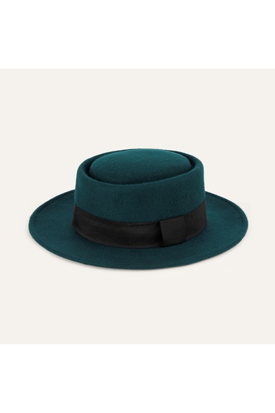 Mudo Strip Detailed Feder Wool Hat