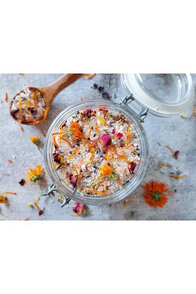 bitki diyarı Bath Salt with Calendula and Lavender 200Gr Pack