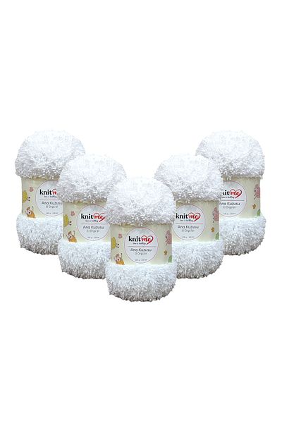 knitme 5 Τεμάχια Knit Me My Mother's Lamb Κουβέρτα Ζακέτα Αρνί Πλεκτό Χειροποίητο Σχοινί 100 Γρ. 100 Μ.