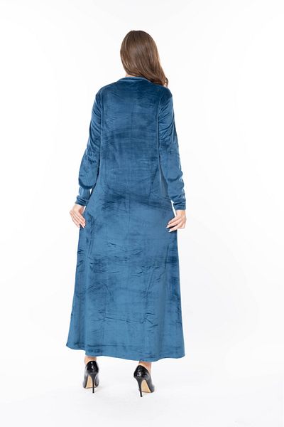 mervemoda ΓΥΝΑΙΚΕΙΟ ΜΑΚΡΙΜΑΝΙΚΟ ΒΕΛΟΥΔΙ ΦΟΡΕΜΑ