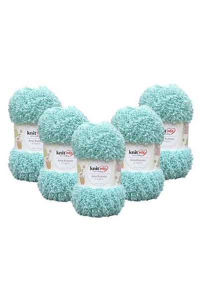 knitme 5 Κουβέρτες Main Lamb Cardigan - Πλεκτό νήμα, 100 γρ. 100 Μ.