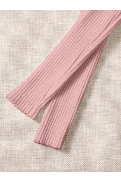 JAKARLI Unisex 4-Pack Black White Beige Pink Cotton Turtleneck Camisole Ribbed High-Neck Sweater