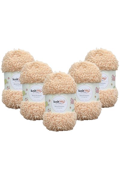 knitme 5 Κουβέρτες Main Lamb Cardigan - Πλεκτό νήμα, 100 γρ. 100 Μ.