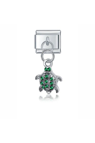 RoseCo00 Kaplumbağa Italyan Bileklik Charmı