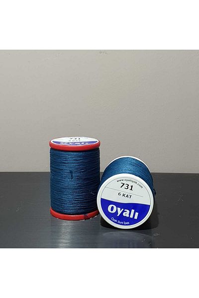 OYALI 4 Layers of Rayon Yarn Color Code:731 Blue