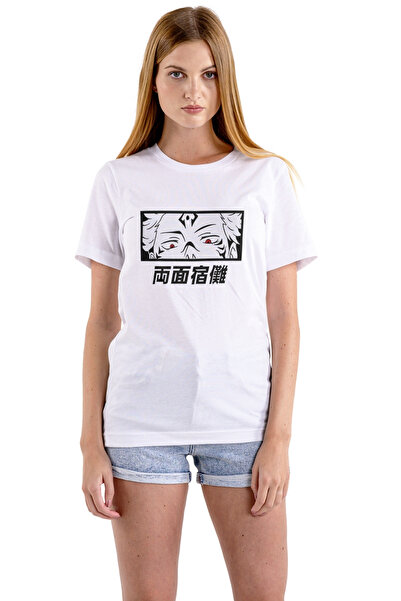 Butik Μπλουζάκι Jujutsu Kaisen Sukuna Eyes Unisex Μαύρο Anime T-shirt