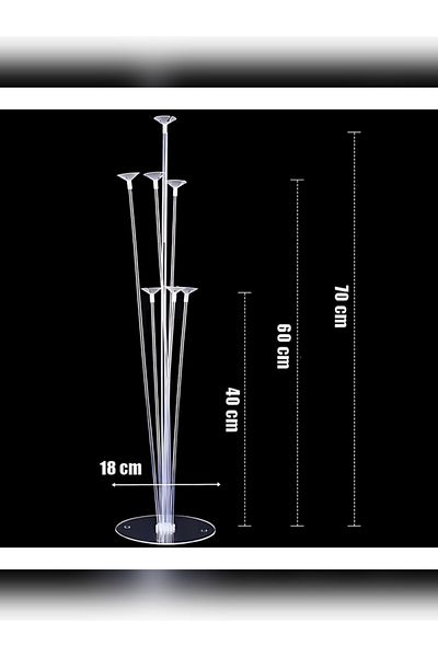 rkmstore Balloon Decoration Stand 7-Piece Bar Standing Balloon Stand Birthday Party Decoration