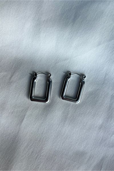 Moide Rectangle Stainless Steel Steel Earrings