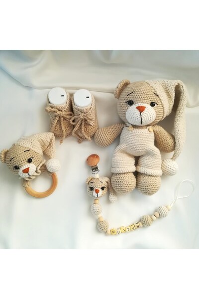 Damla Amigurumi Ayıcık Babi 4lu set