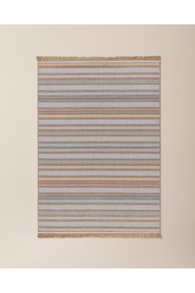 Madame Coco Laila Halı- Bej/Mavi- 155x220 cm