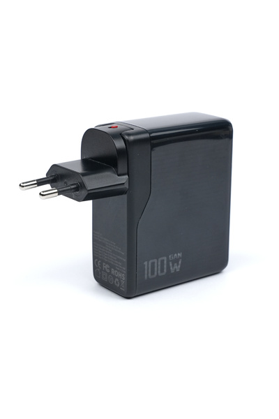 Tech&bello accessories 100w 3 Port Usb Type-c Adaptör Ve Hızlı Şarj Data Kablosu 100W 1.2m BA-03 100w