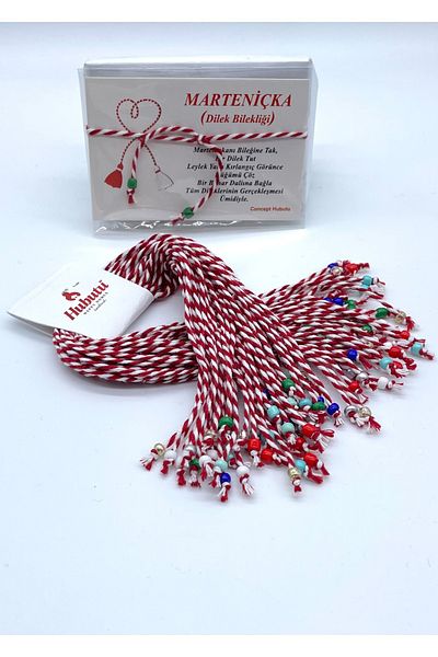 Concept HuBuTU 40 Pieces Noteed Gelatin New Year's Gift Marteniçka Wish Bracelet