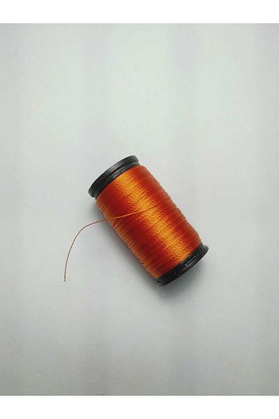 Eskişehir hobi sanat 0,2 mm 30 μέτρα κορδόνι χάντρες προσευχής Χρώμα πορτοκαλί (πιο λεπτό κορδόνι χάντρες προσευχής)