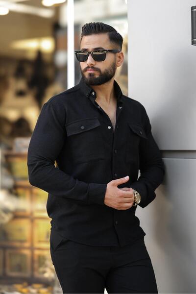 ronex ÇİFT CEPLİ FİTİLLİ KIŞLIK GÖMLEK