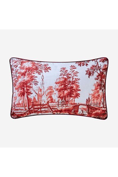 CHIARA ALESSI Romance Red Velvet Decorative Pillow 30X50 cm