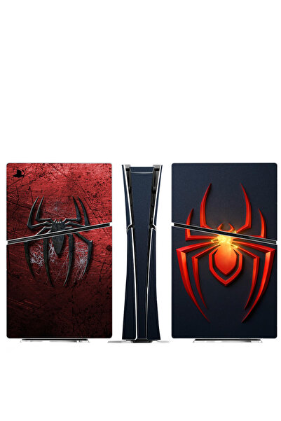 Kt Grup Spider Playstation 5 Slim Kasa Dijital Versiyon Sticker Kaplama Seti