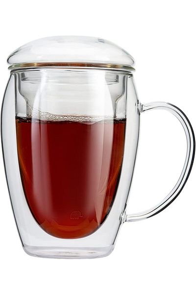 STOREMAX Ntwork Glory D. Wall Herbal Tea Cup in the Barda 280ml, Transparent Art 1087243
