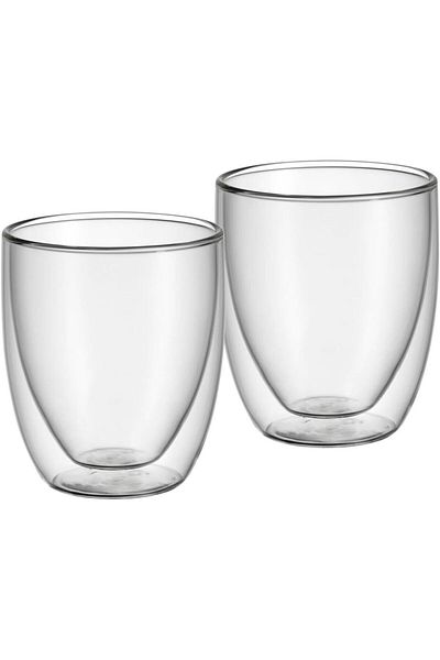 STOREMAX Ntwork Glass Cappucino Cup 2P Art 1087243