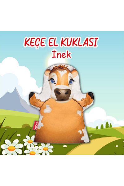 Lisinya 247 Cow Pets Felt Hand Puppet
