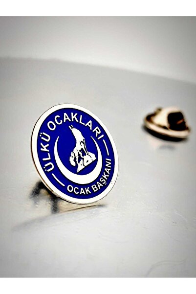 YÖRÜK TASARIM Ülkü Ocakları Ocak Başkanı Yaka Rozeti