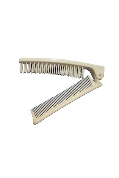 Bosphorus 10X1,4X1,8Cm Folding Comb - Mini Hair Brush with Beard and Pocket