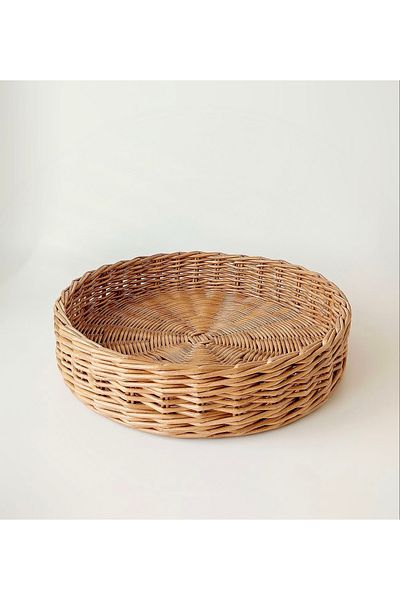 AFRALYAHOME Bamboo Bread Basket 20 cm (Washable)