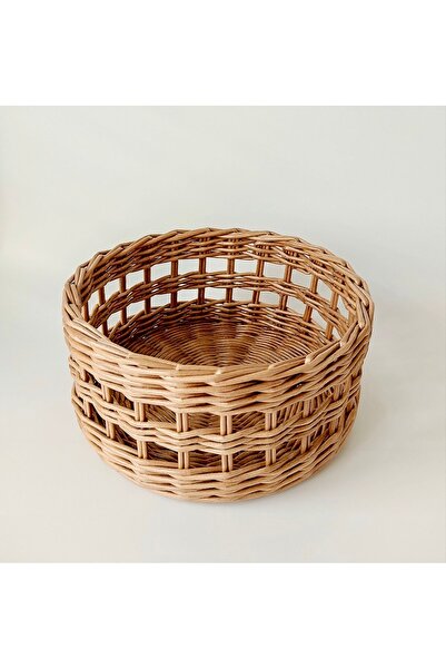 afralya home Bambu Ekmek Sepeti 20 cm (Yıkanabilir)